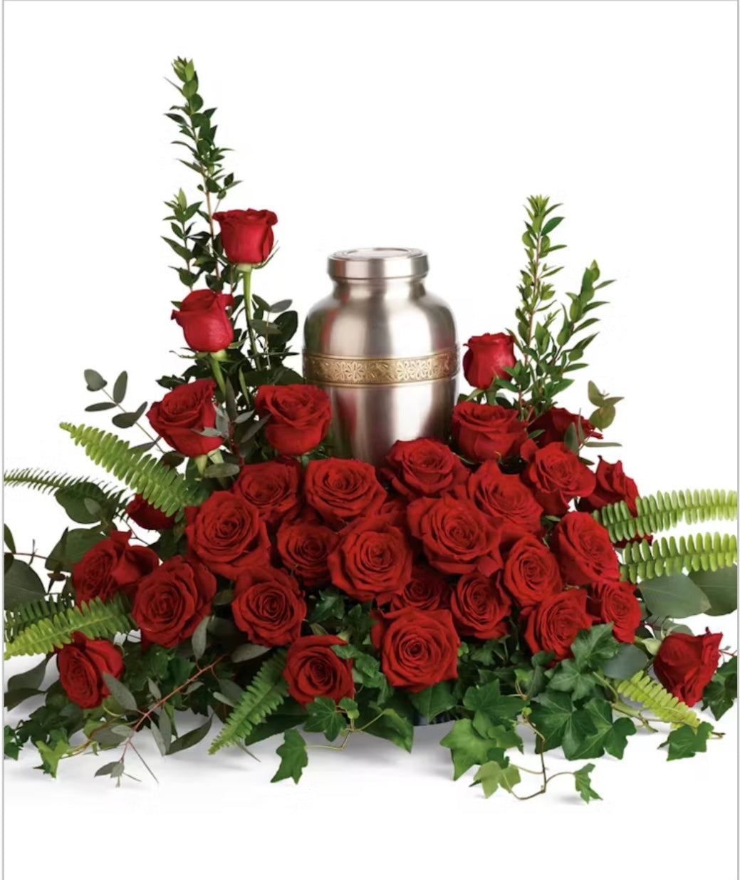 Memorial floral accent