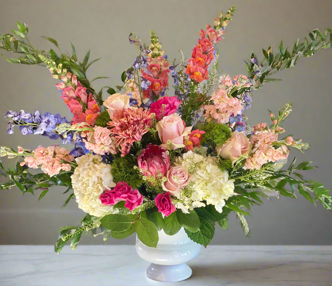 <b>Memorial Spray<BR>Arrangement</b><BR>-Pick Your Budget