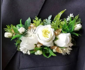 The Square Pair (Corsage & Pocket Square combo) BVN