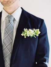 Load image into Gallery viewer, The Square Pair (Corsage &amp; Pocket Square combo) MVHS
