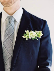 The Square Pair (Corsage & Pocket Square combo) MVHS